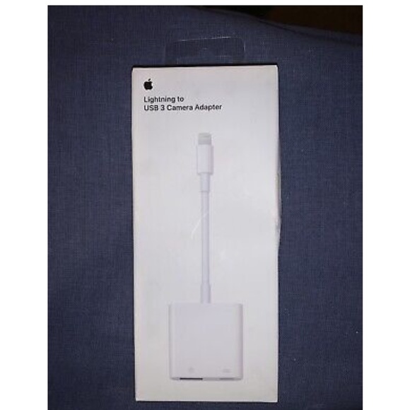 Apple Other - GENUINE Apple MK0W2AM/A Lightning to USB3 Camera Adapter -White New unopened box